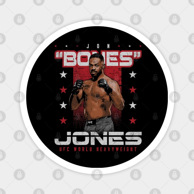 Jon Jones Bones Fighter Name Magnet by ganisfarhan